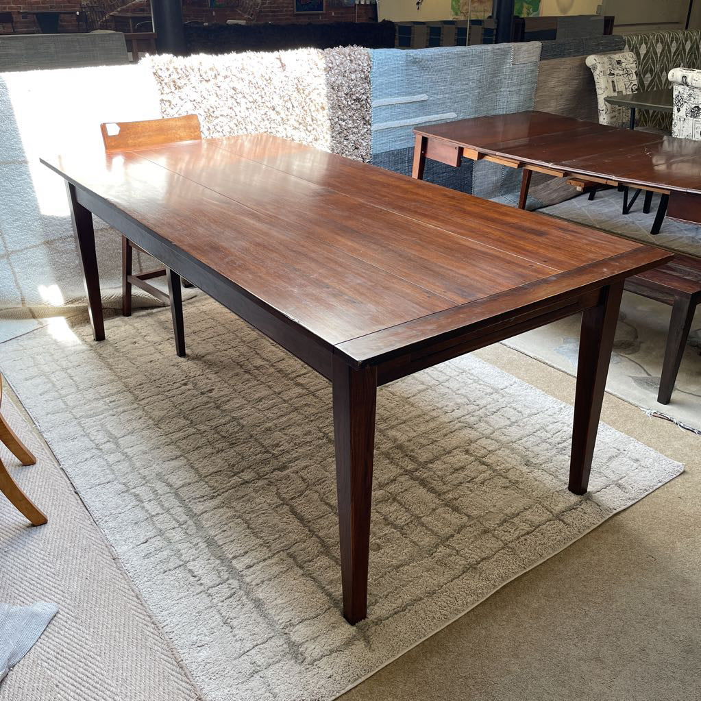 Dark Wood Expanding Dining Table