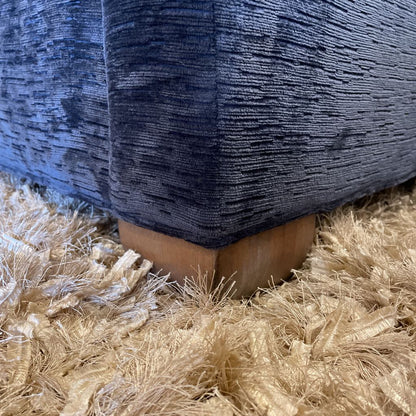 Century Midnight Blue Textured RAF Sectional U SECTIONALS RAF