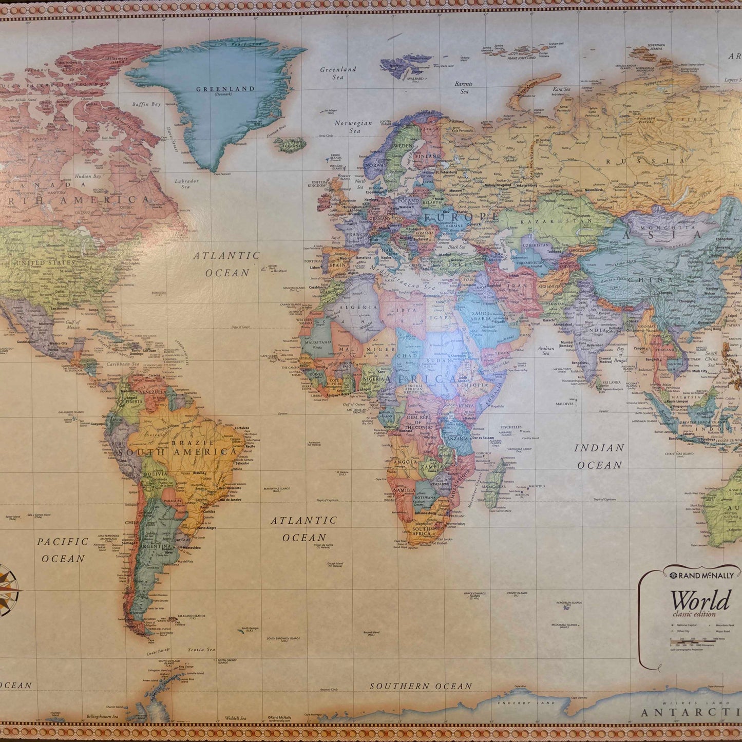 Large World Map