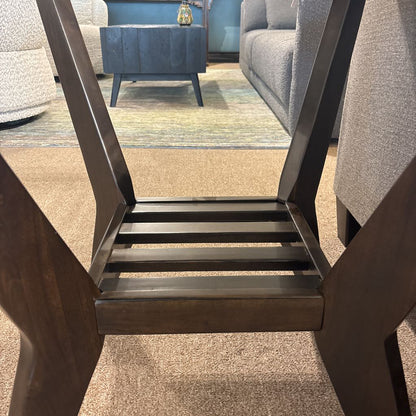 Contemporary Glass Top Side Table C SIDE TABLES