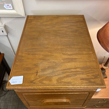 Vintage Oak Filing Cabinet (AS IS) C CABINETS