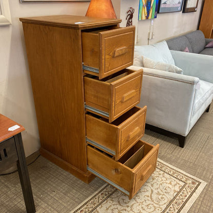 Vintage Oak Filing Cabinet (AS IS) C CABINETS
