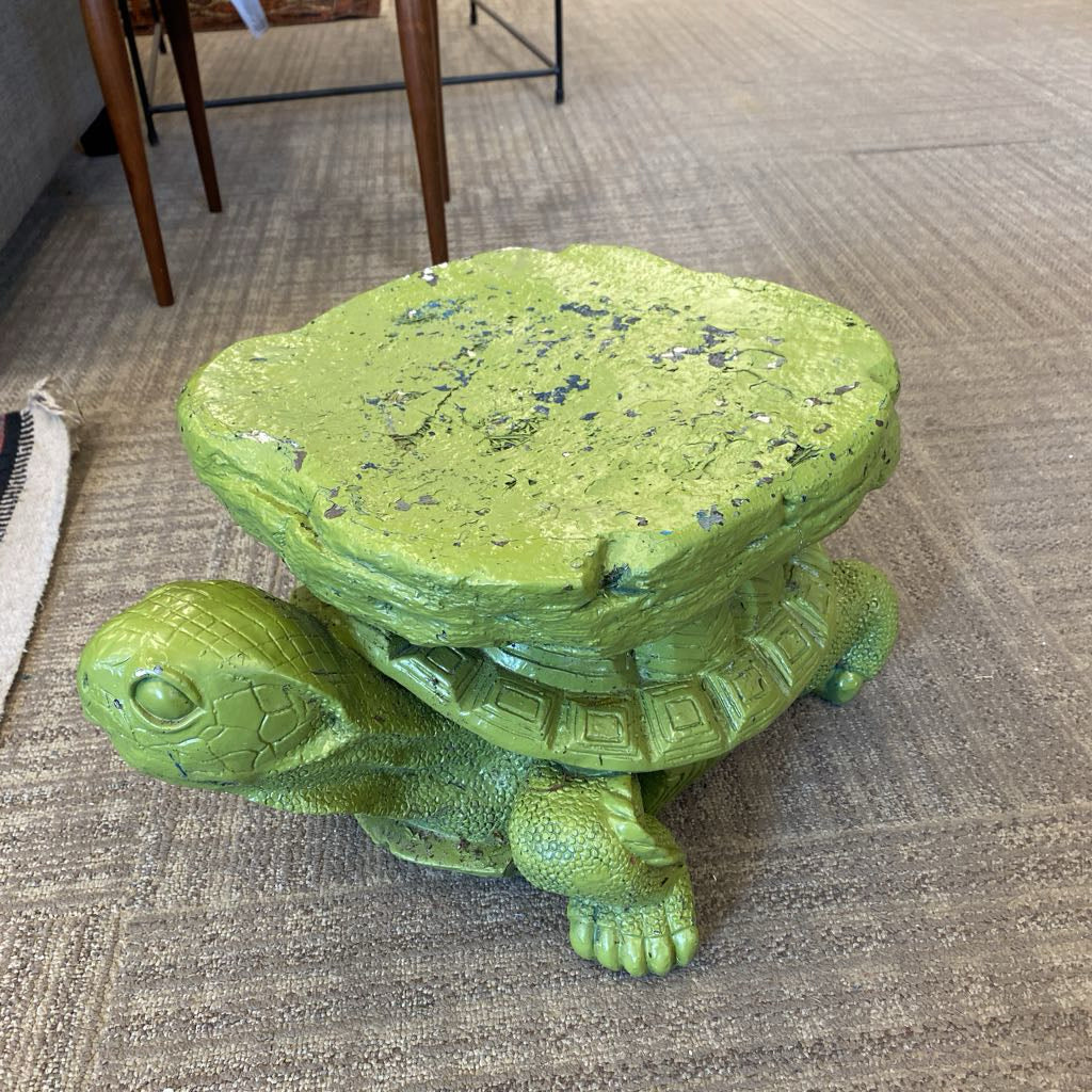 Green Turtle Plant Stand UNIQUE FINDS