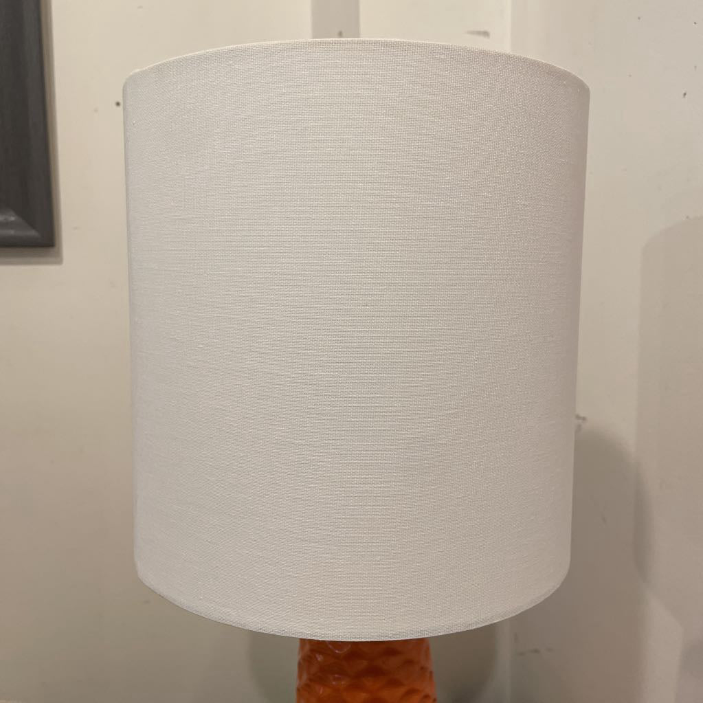 Orange Textured Base Table Lamp