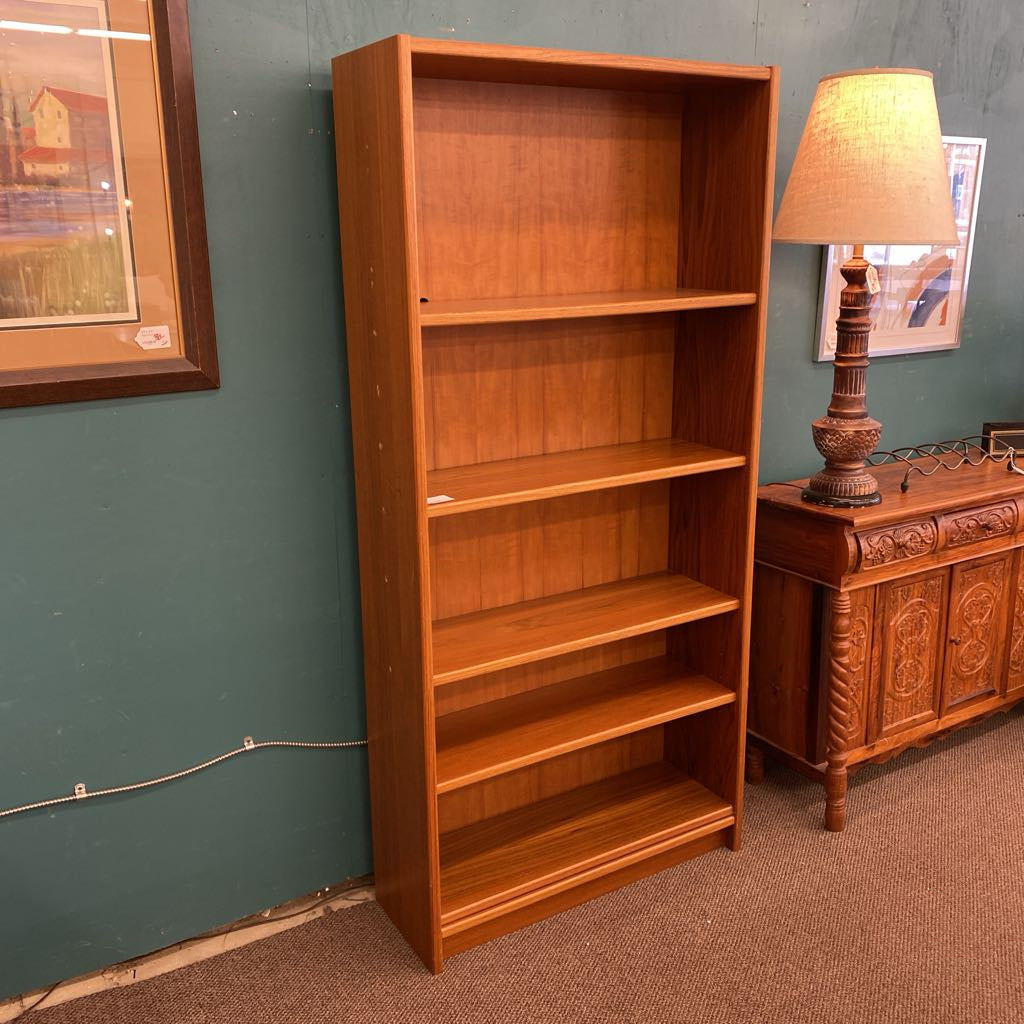 Tall Teak Bookcase