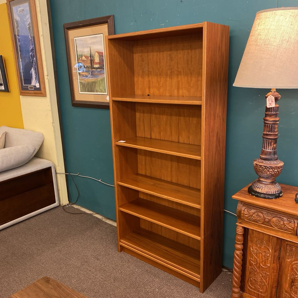 Tall Teak Bookcase