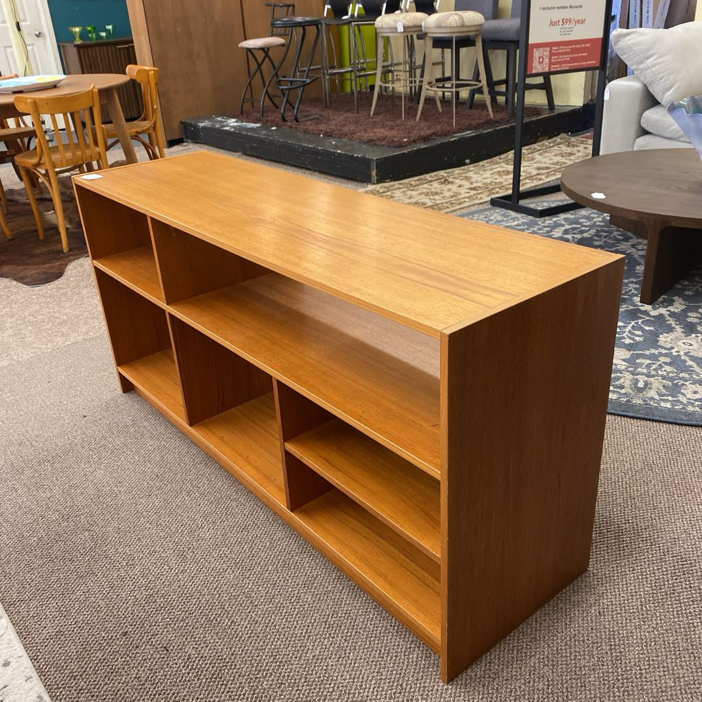 Teak Media Stand