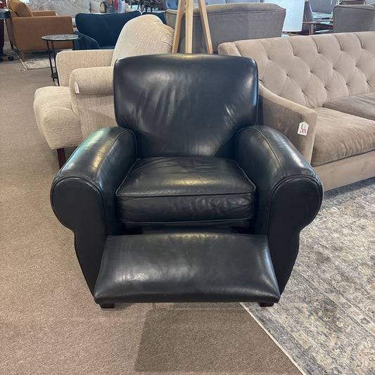 Black Leather Barca Lounger Recliner U ACCENT CHAIRS