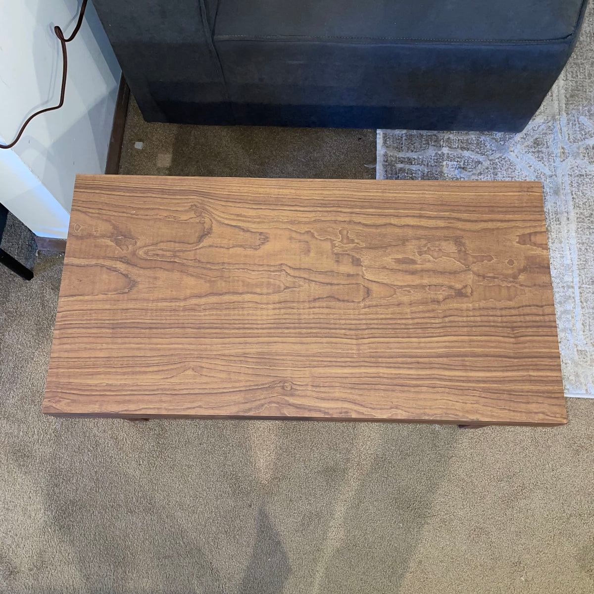 Rectangular Pedestal Style Legs Wood Bench C DINING BENCHES