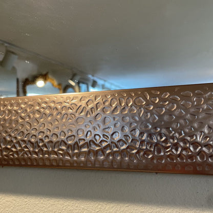 "Embossed" Design Metal Frame Mirror