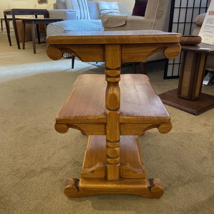 3‑Tier Turned‑Leg Side Table