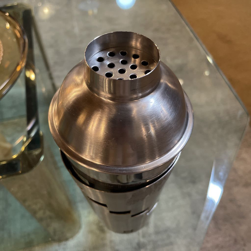 Round Metal Cocktail Shaker