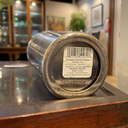 Round Metal Cocktail Shaker