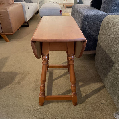 Turned Leg Drop Leaf Wooden Table C SIDE TABLES