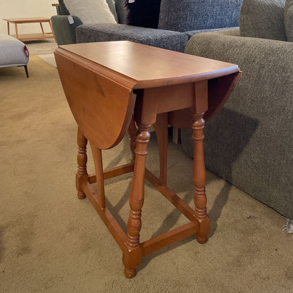 Turned Leg Drop Leaf Wooden Table C SIDE TABLES