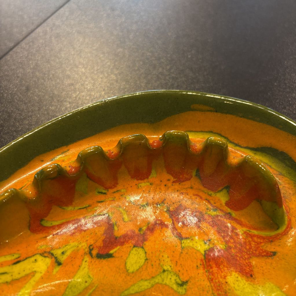 Green, Orange, Yellow and Red MC Ashtray