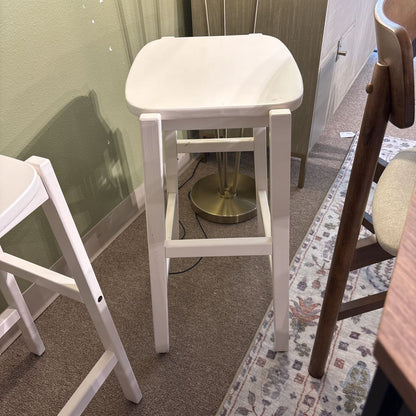 White Counter Stool
