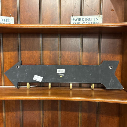 Black Love Arrow Wall Coat Rack