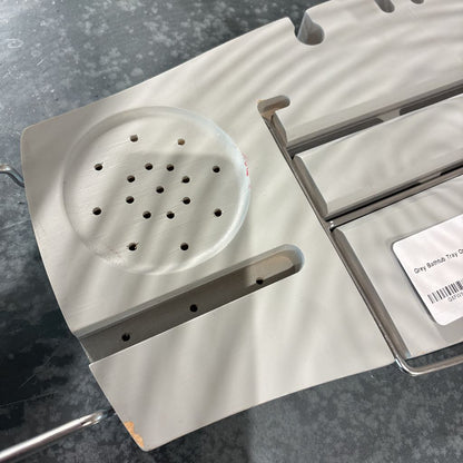 Grey Bathtub Tray Organizer SMALLS