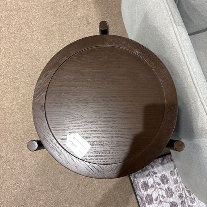 Houston Brown Round Story Side Table