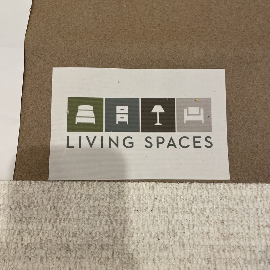 Large White Fabric Modular Sectional