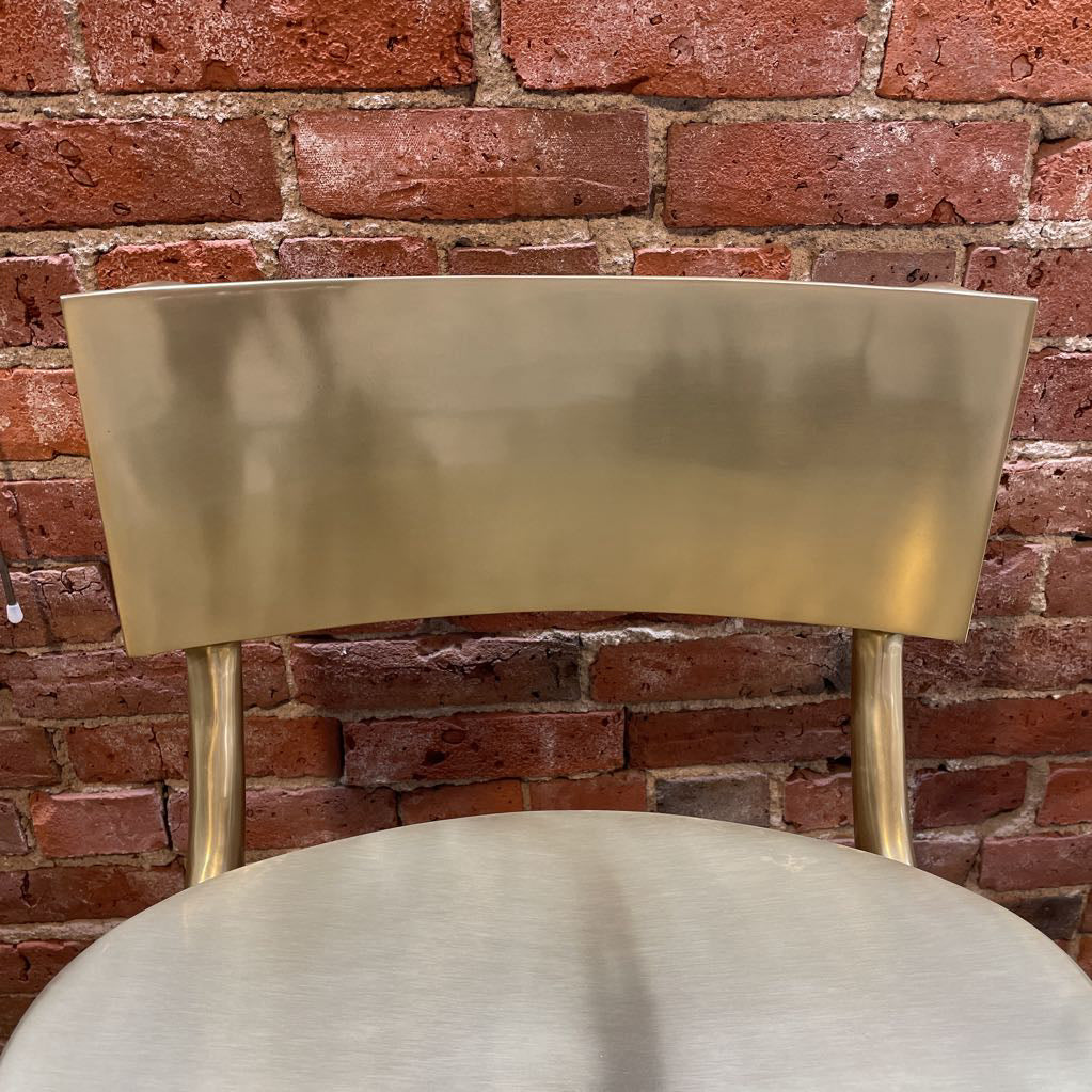 CB2 Oro Gold Finish Barstool