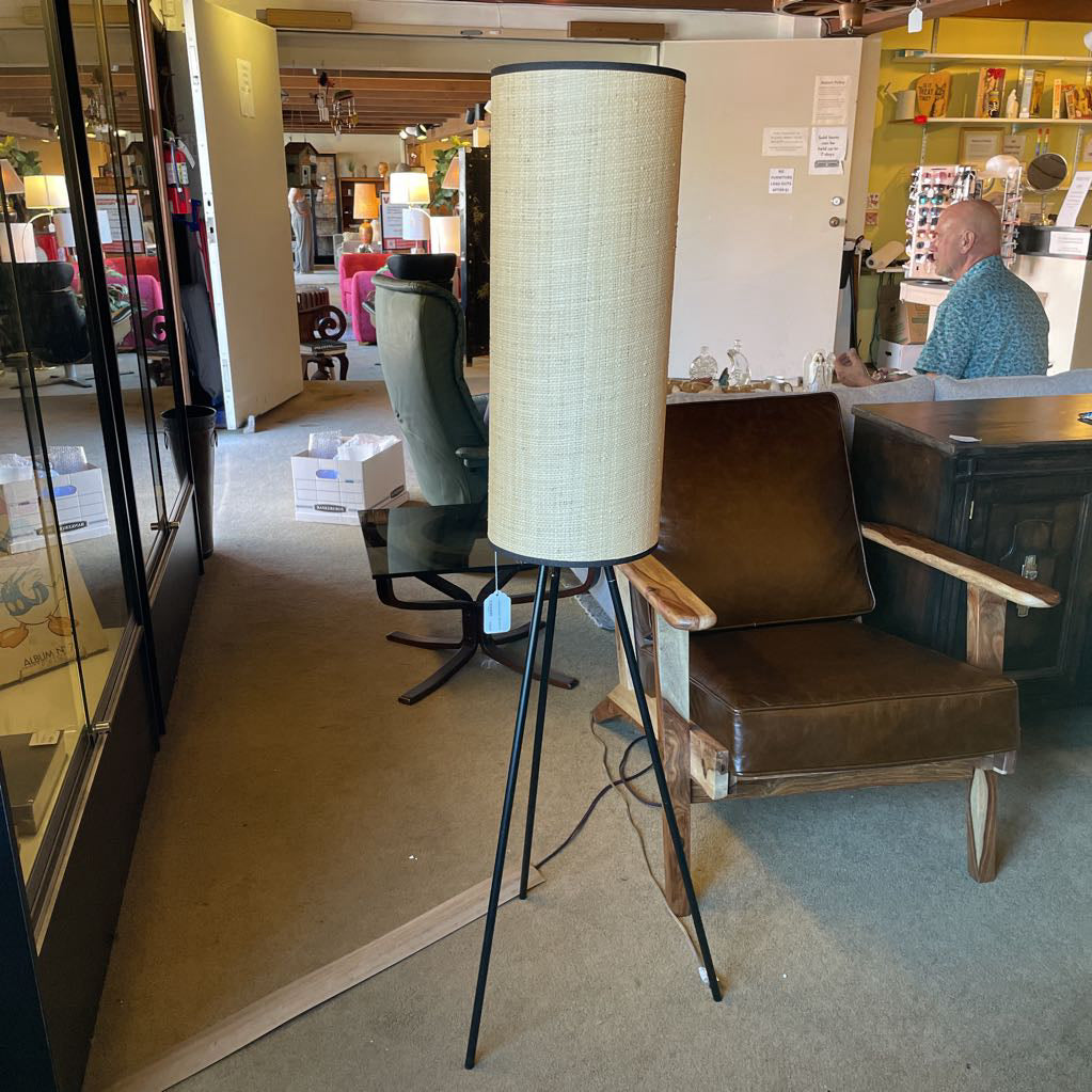 Tall Woven Shade Tripod Base