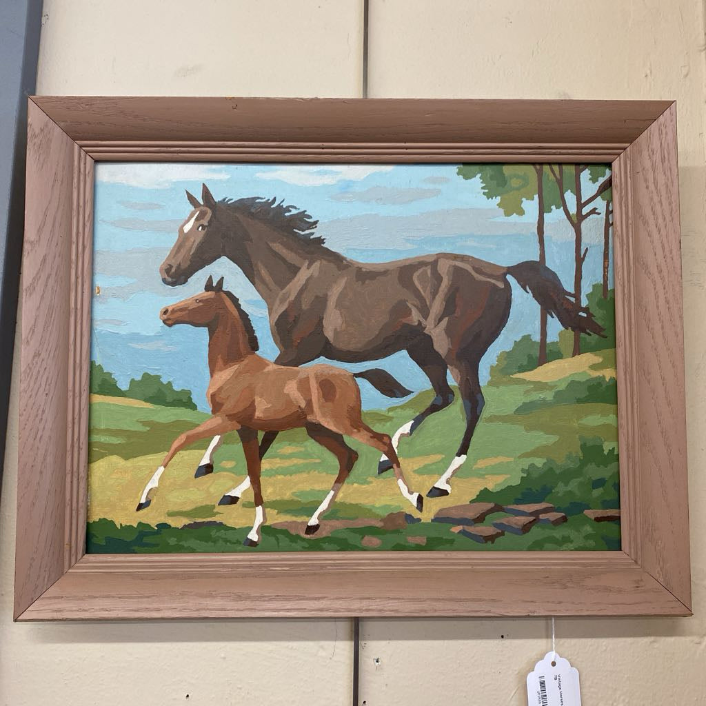Vintage Horses Paint by Numbers ART