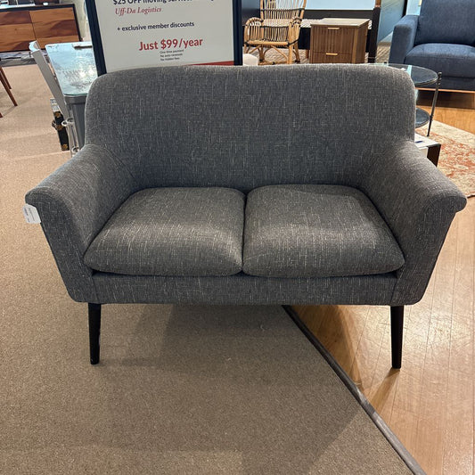 Grey Contemporary Apartment Loveseat U LOVESEATS