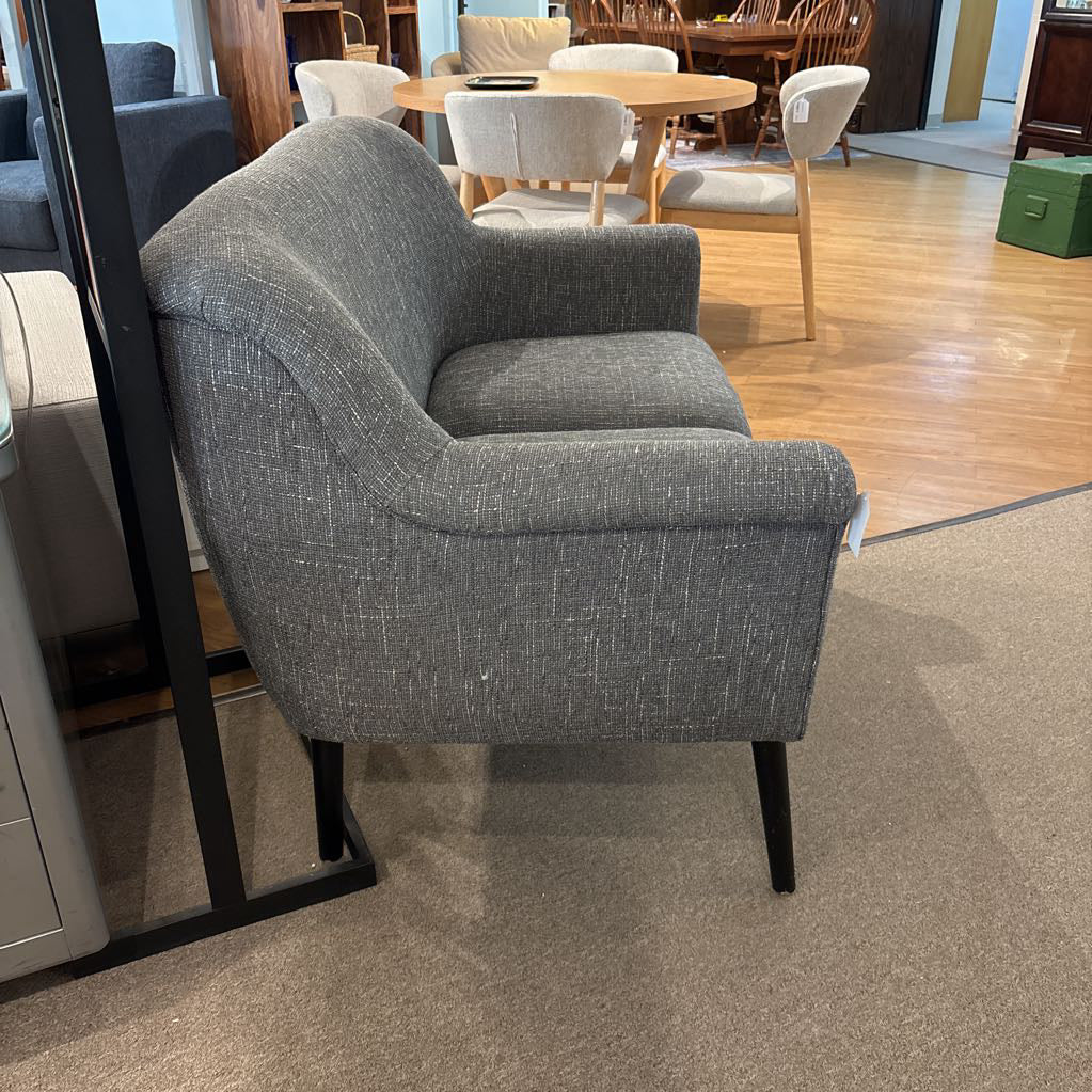 Grey Contemporary Apartment Loveseat