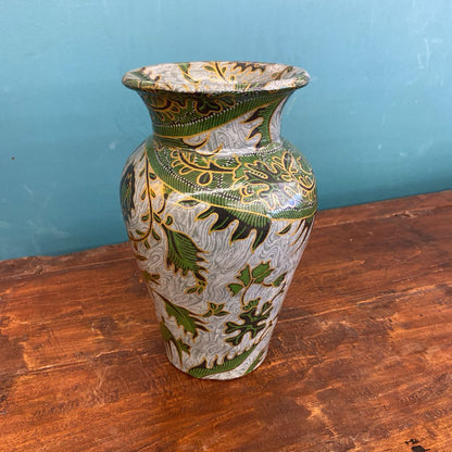 Green Leaf Motif Vase SMALLS