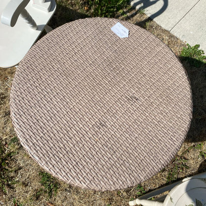Folding Synthetic Rattan Patio Table