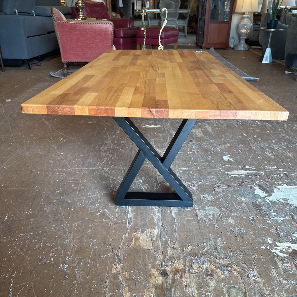 Brass Marble Top Plant Stand
