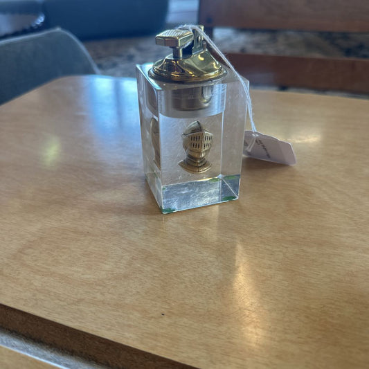 Acrylic Table Lighter w/ Knights Helmet
