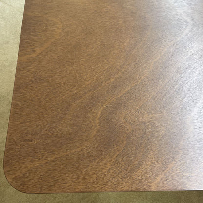 Walnut Finish Square Bar Table
