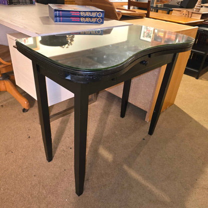 Blackwood Dressing Table w. Drawer & Glass Top