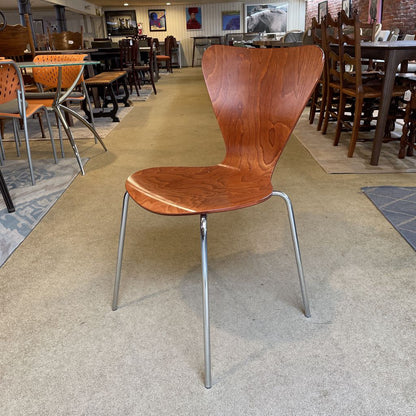 Arne Jacobsen *Replica* Bentwood Chrome Leg Dining Chair