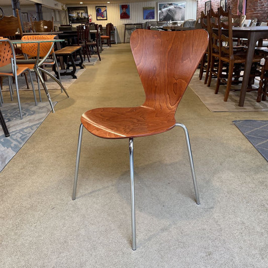 Arne Jacobsen *Replica* Bentwood Chrome Leg Dining Chair C DINING CHAIRS