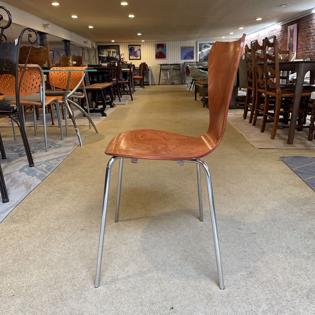 Arne Jacobsen *Replica* Bentwood Chrome Leg Dining Chair