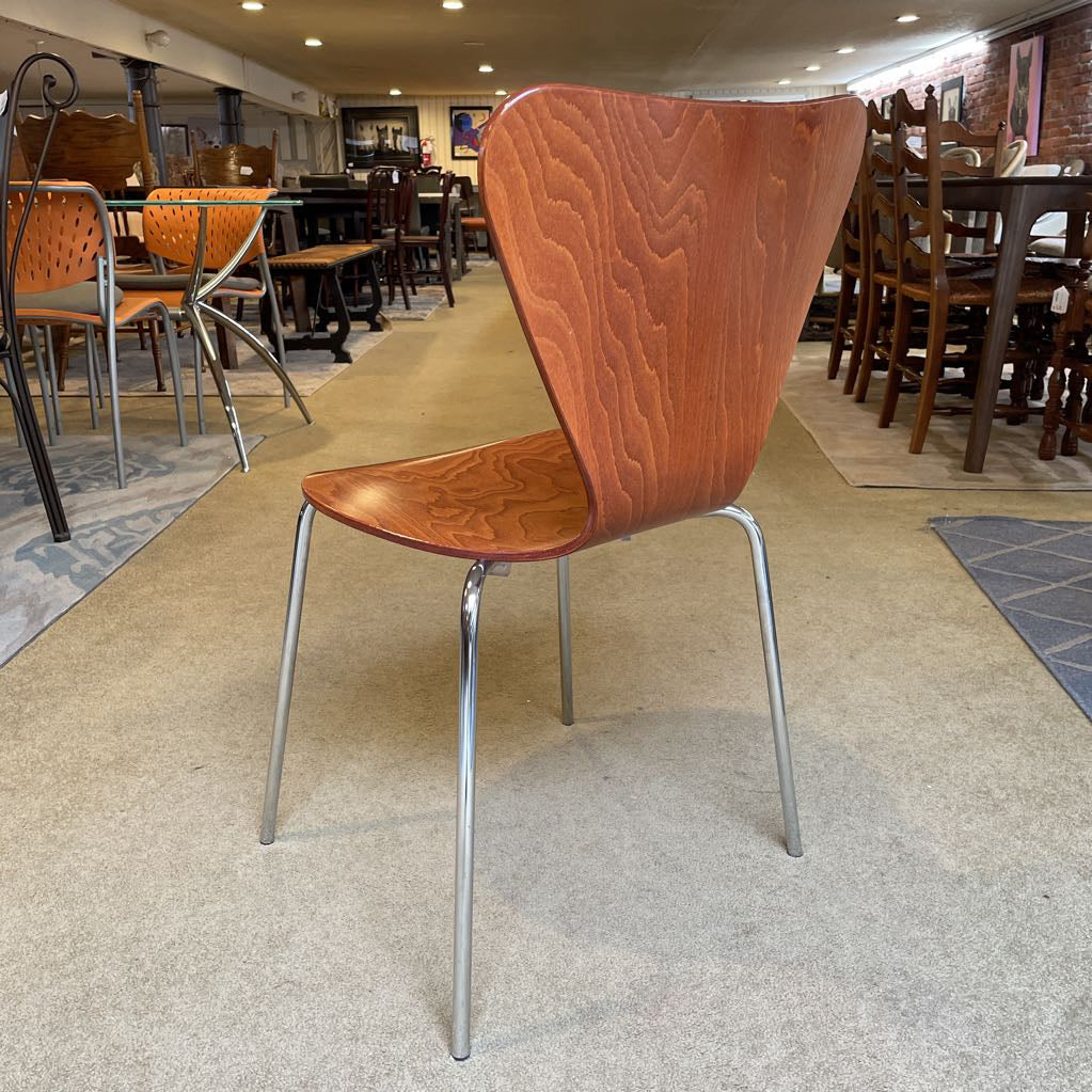 Arne Jacobsen *Replica* Bentwood Chrome Leg Dining Chair