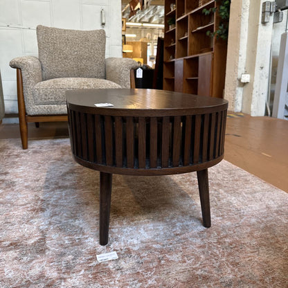 Houston Brown Oval Coffee Table
