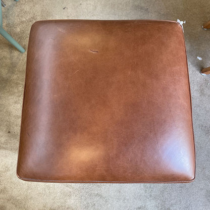 Frontgate Leather Studded Stool