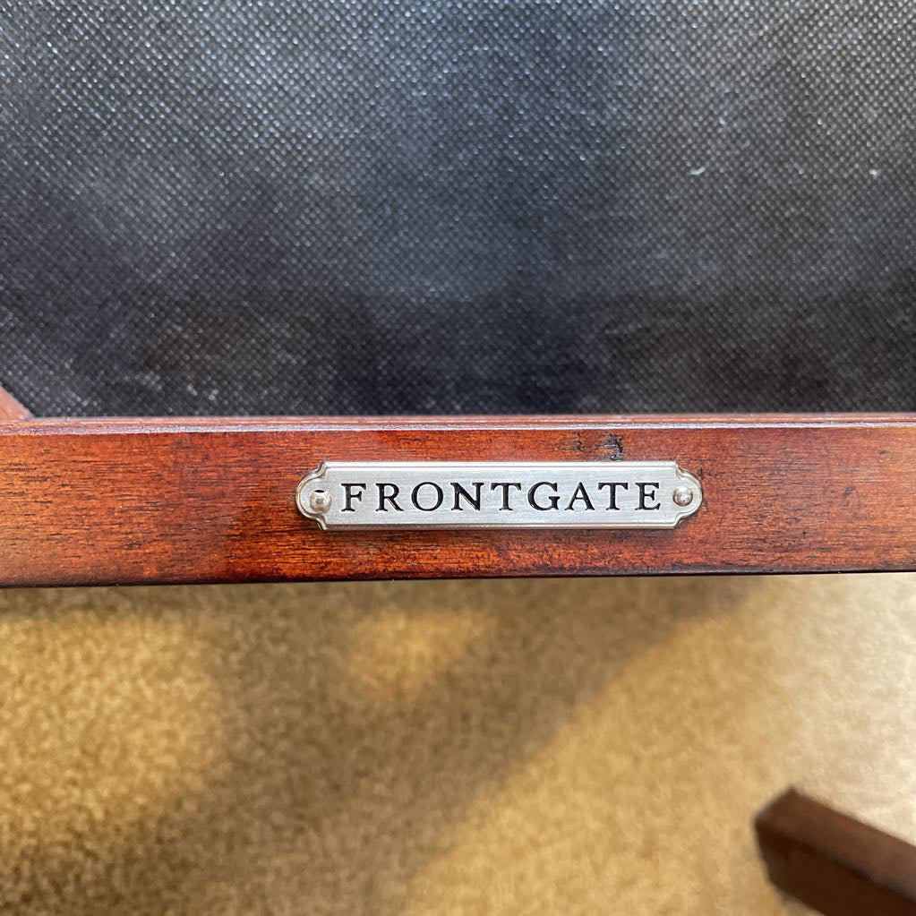 Frontgate Leather Studded Stool
