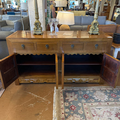 4 Drawer 4 Door Asian Style Sideboard