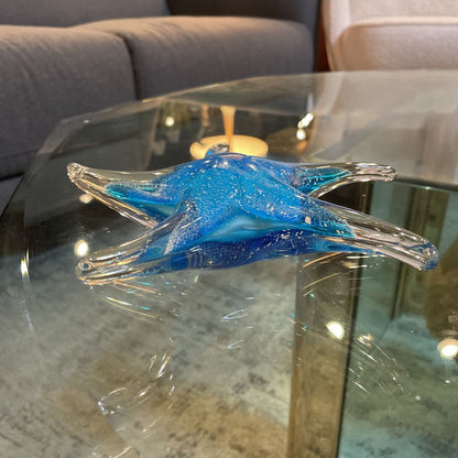 Light Blue Glass Starfish UNIQUE FINDS