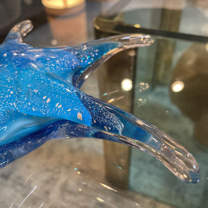 Light Blue Glass Starfish UNIQUE FINDS