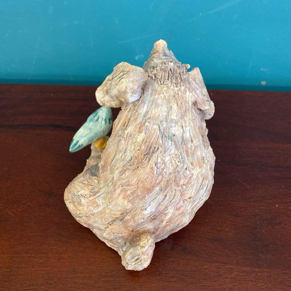 Signed CHRIS Whimsical Ceramic Dog Medium UNIQUE FINDS