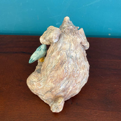 Signed CHRIS Whimsical Ceramic Dog Medium UNIQUE FINDS