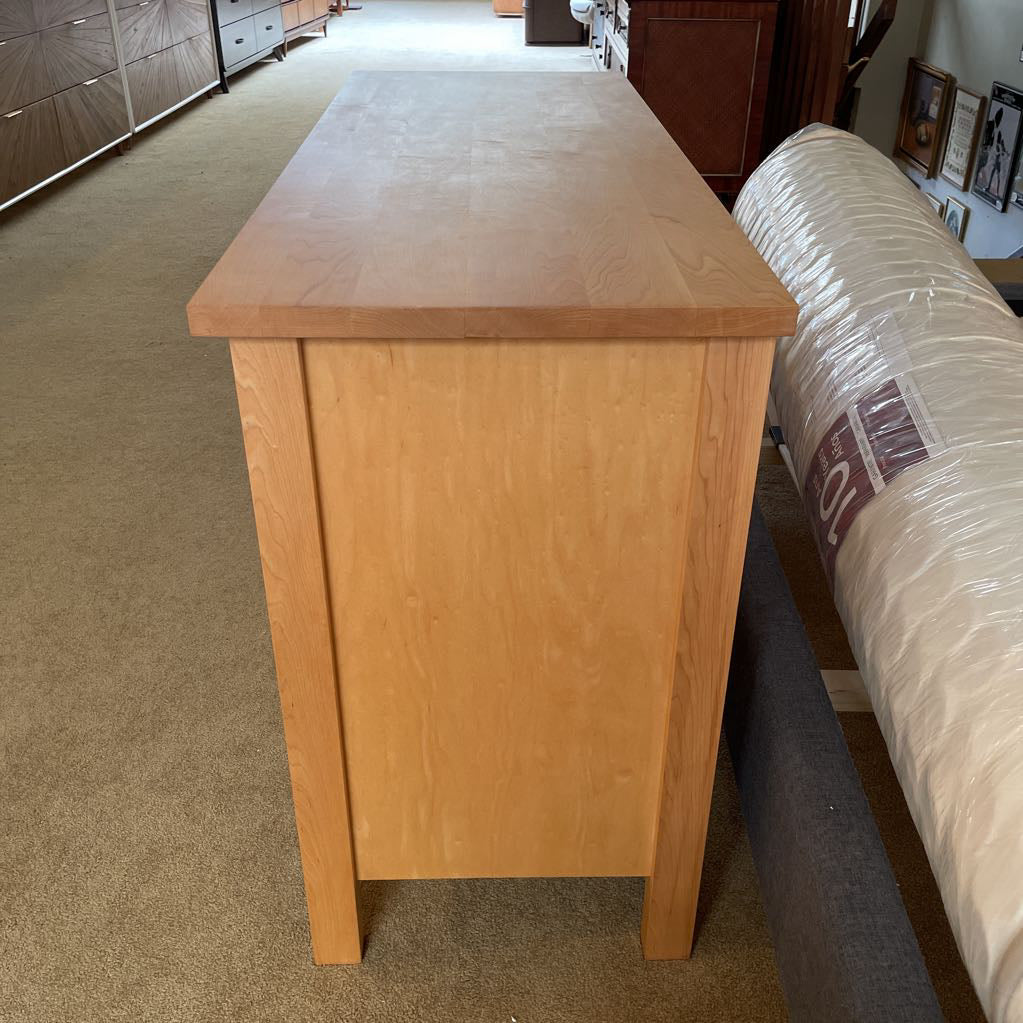 Room & Board Blonde Wood 7 Drawer Lowboy Dresser
