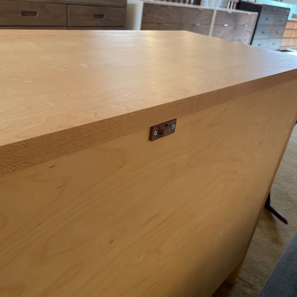 Room & Board Blonde Wood 7 Drawer Lowboy Dresser
